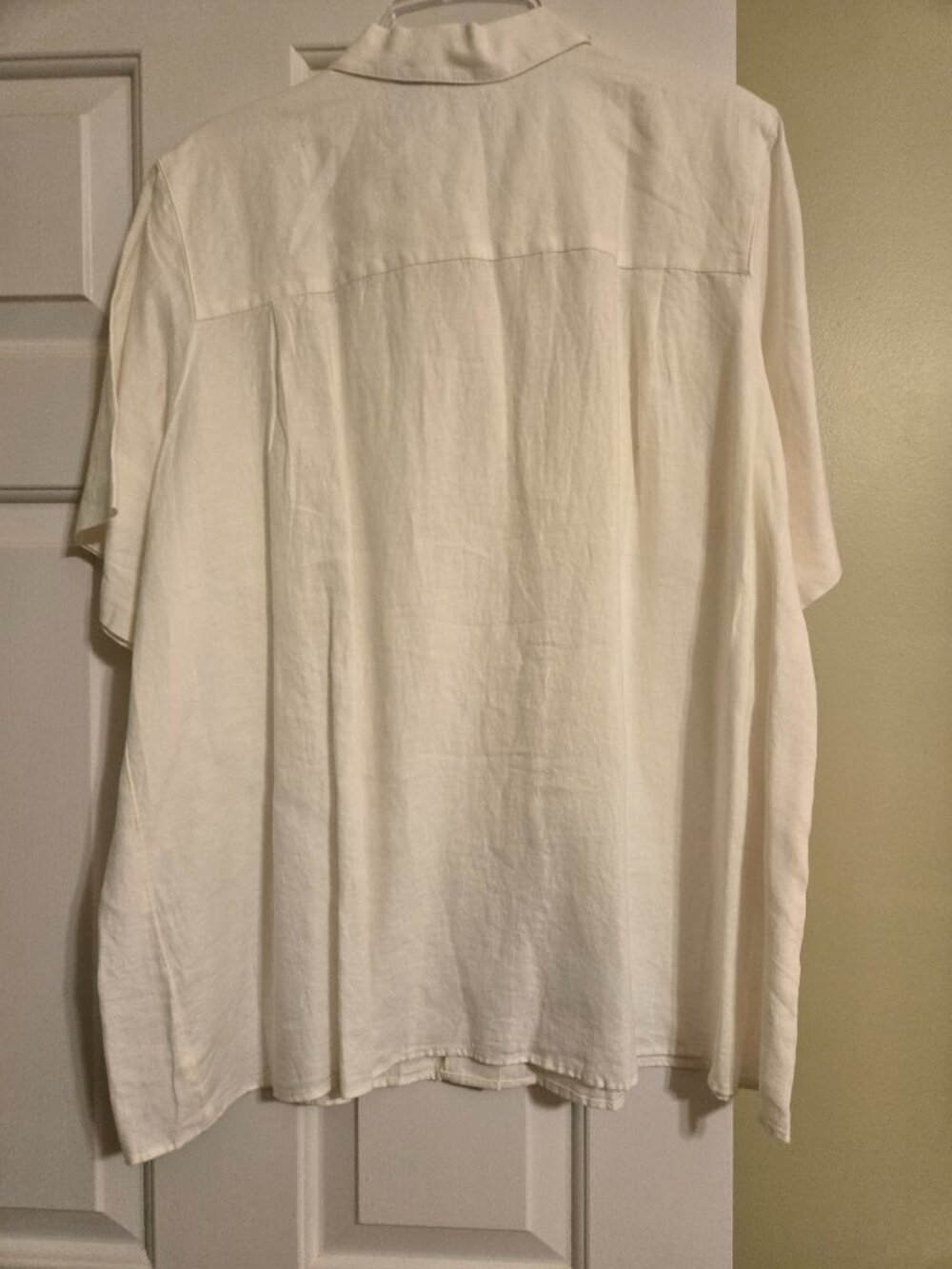 LL Bean short sleeve linen shirt 2X - Picture 3 of 3